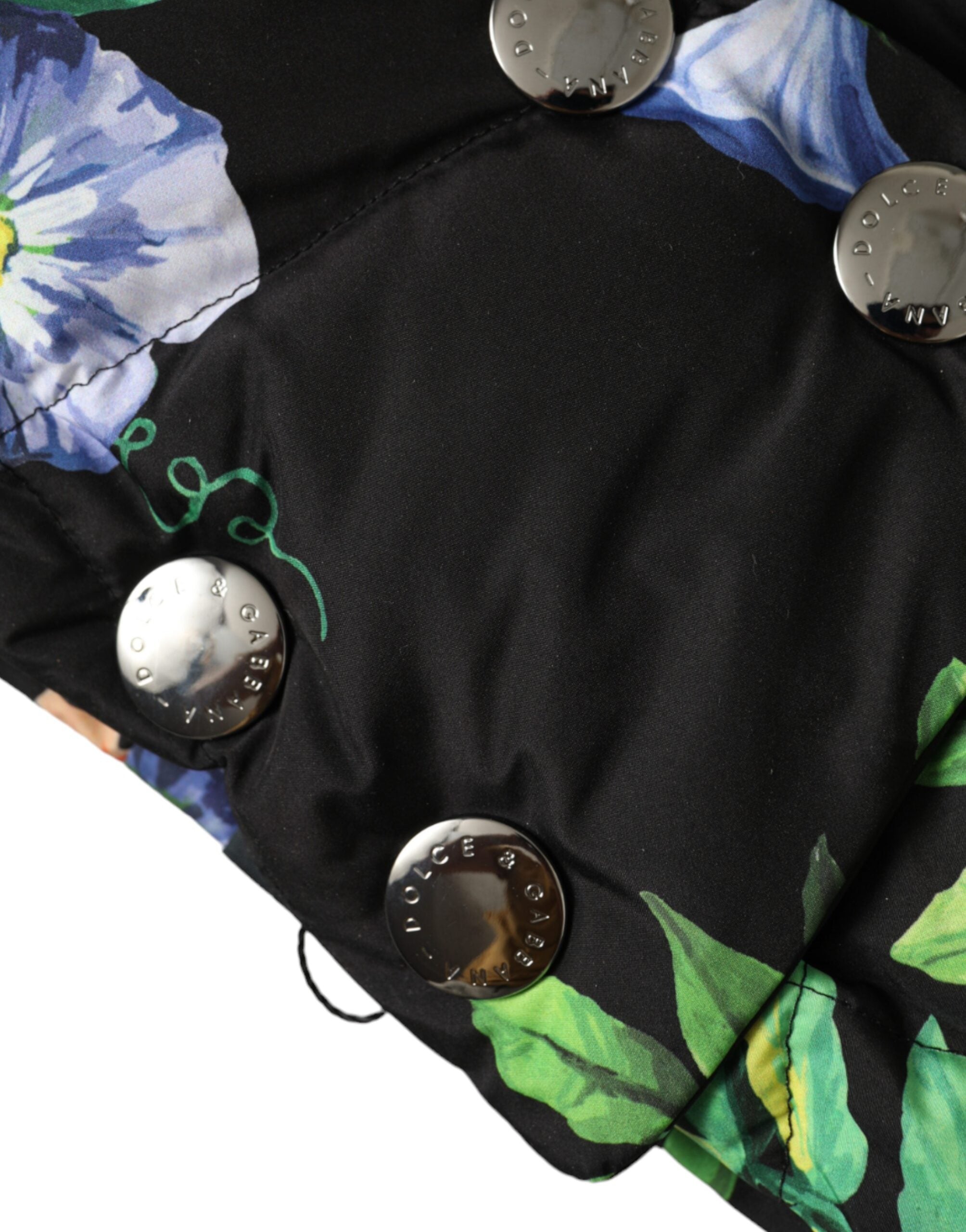Dolce & Gabbana Floral Print Whole Head Wrap Black Hat Glam Steals