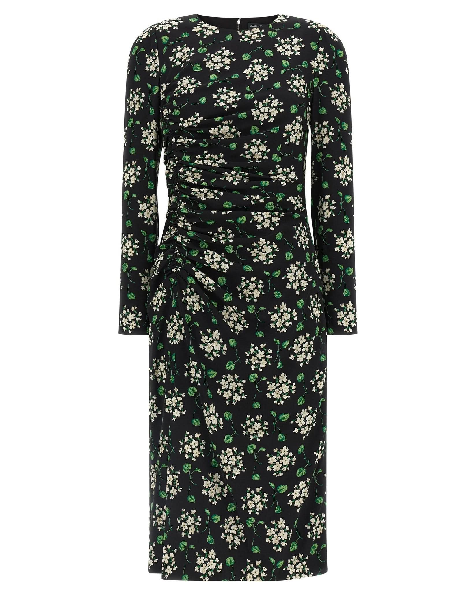 Dolce & Gabbana Flower Print Dress Glam Steals