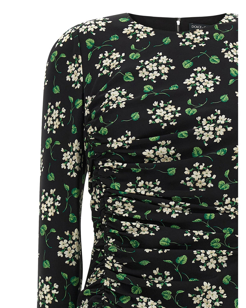 Dolce & Gabbana Flower Print Dress Glam Steals