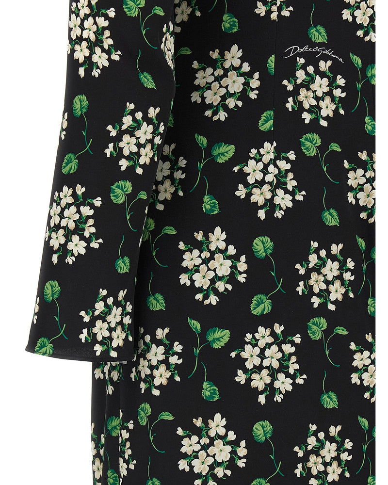 Dolce & Gabbana Flower Print Dress Glam Steals