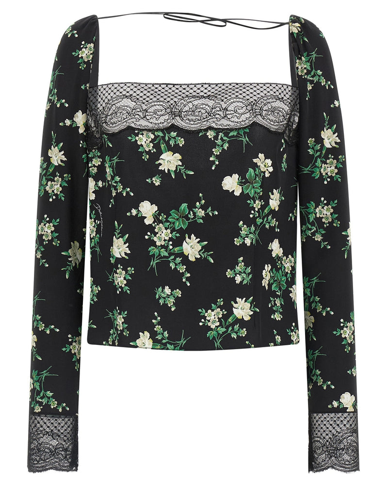 Dolce & Gabbana Flower Print Top Glam Steals