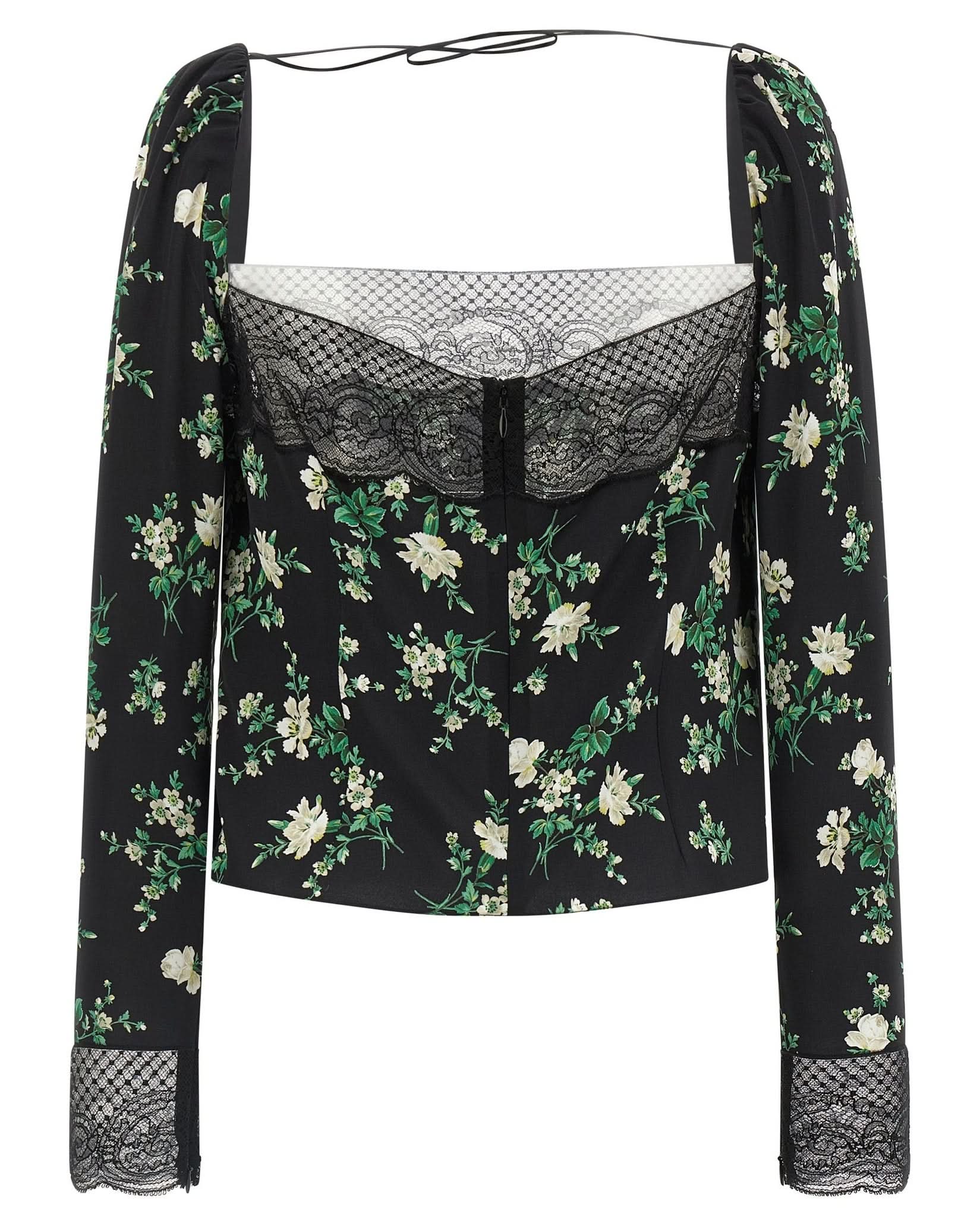 Dolce & Gabbana Flower Print Top Glam Steals