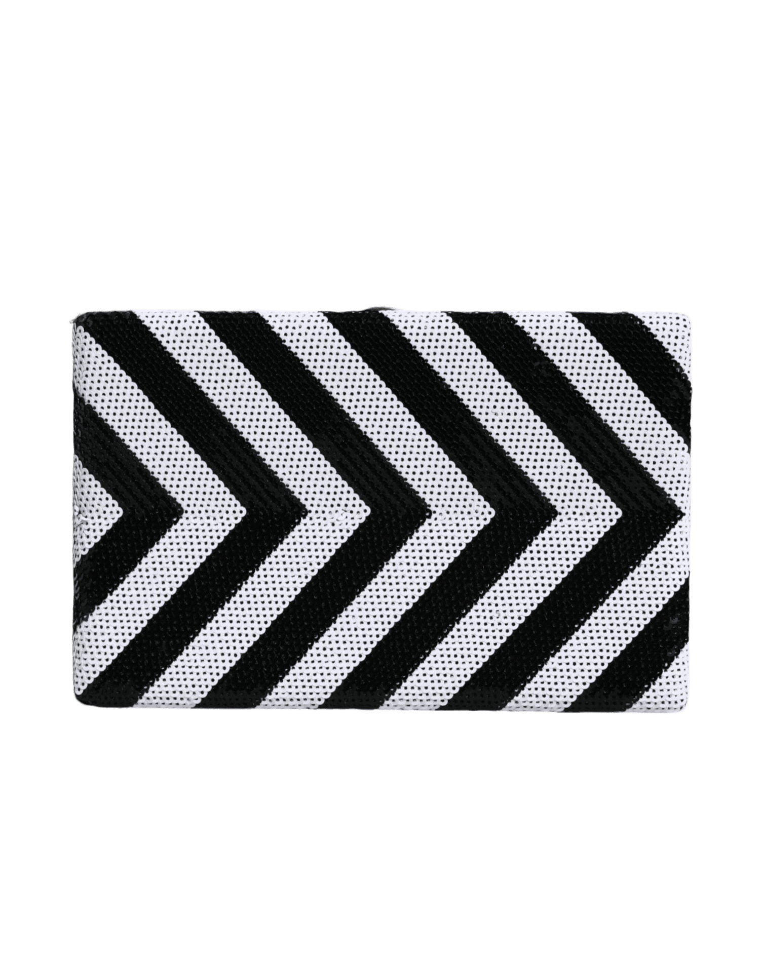Dolce & Gabbana Frame Clutch Evening Party Purse Black White Gold Bag Glam Steals