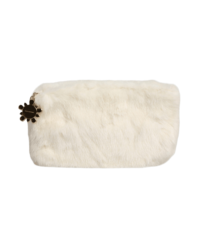 Dolce & White Gabbana Fur Handbag Clutch Purse Pouch Bag Glam Steals