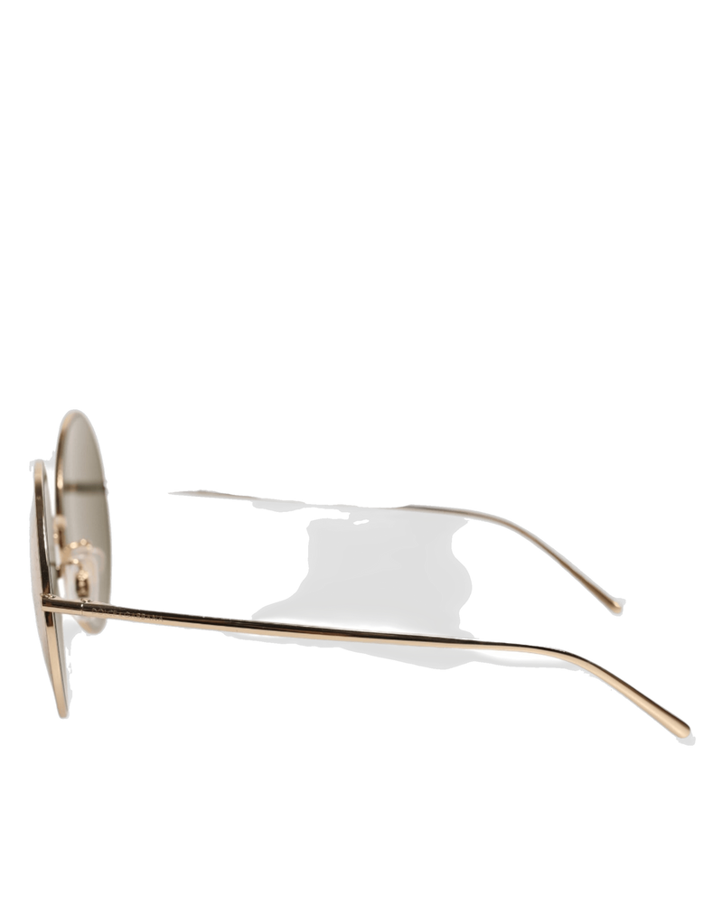 Dolce & Gold Gabbana Metal Round Shades Eyewear Sunglasses Glam Steals