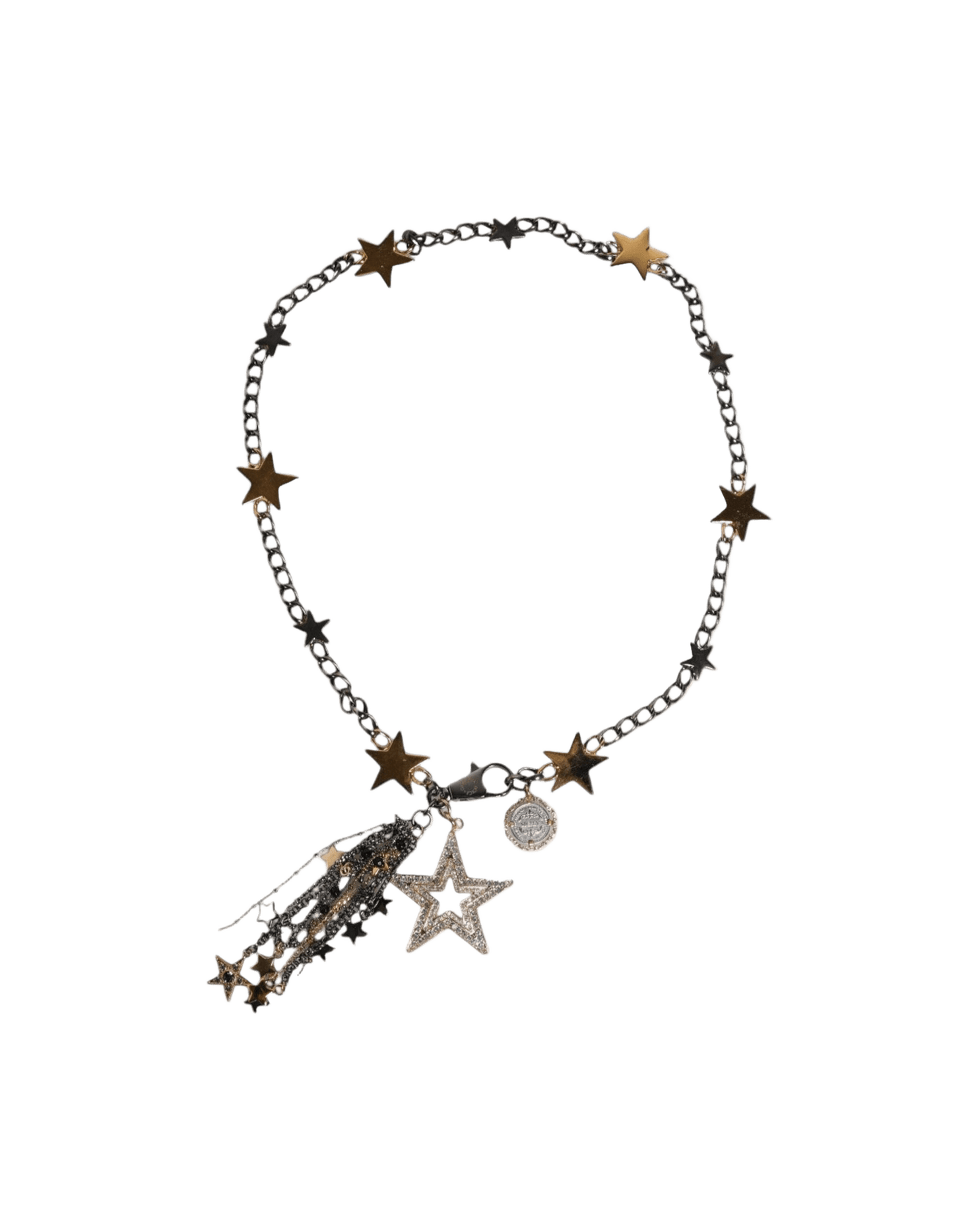 Dolce & Gabbana Gold Silver Brass Embellished Waist Chain Belt Glam Steals