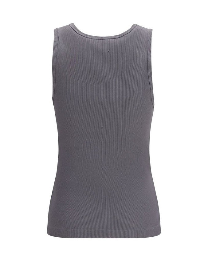 Dolce & Gabbana Gray Cotton Top 