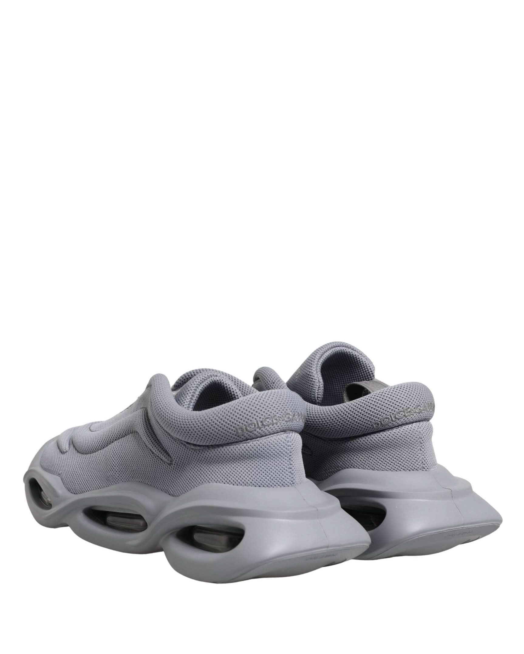 Dolce & Gabbana Gray Slip On Wave Low Top Sneakers Glam Steals