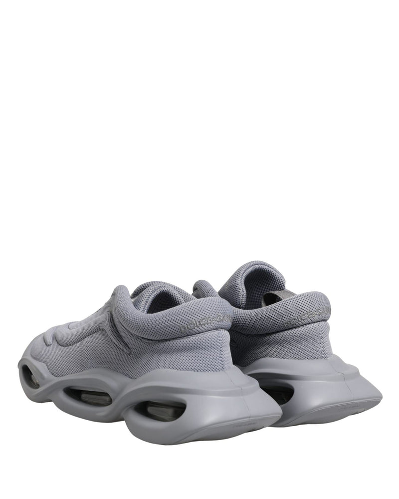 Dolce & Gabbana Gray Slip On Wave Low Top Sneakers Glam Steals