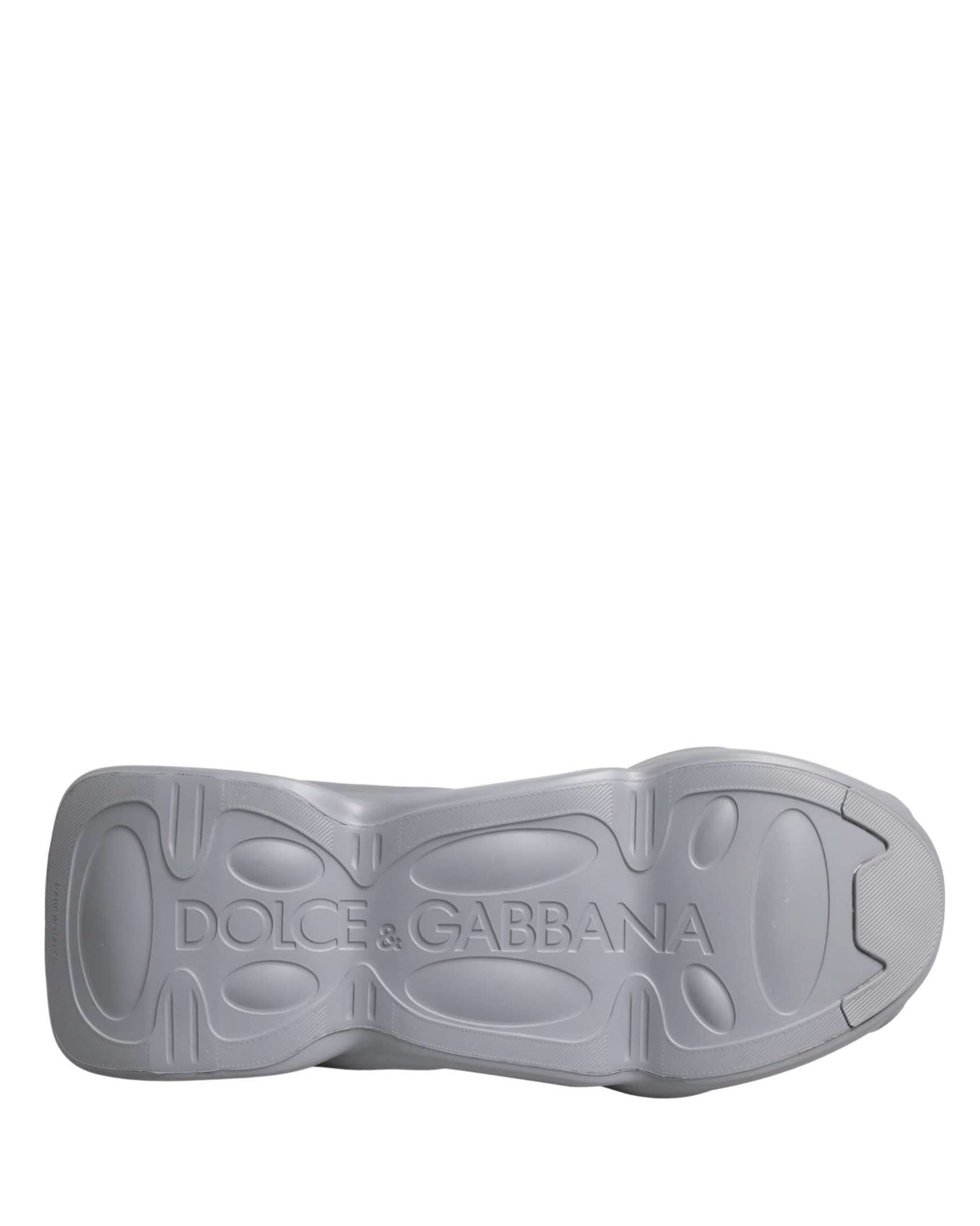 Dolce & Gabbana Gray Slip On Wave Low Top Sneakers Glam Steals