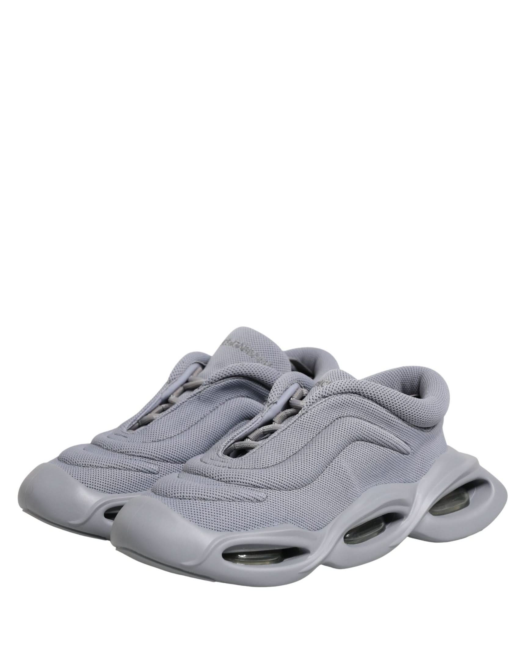 Dolce & Gabbana Gray Slip On Wave Low Top Sneakers Glam Steals