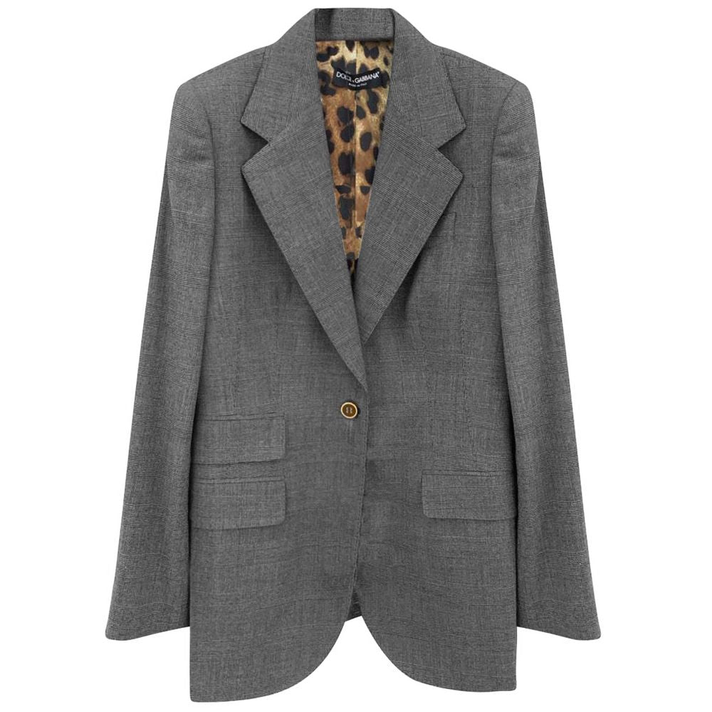 Dolce & Gabbana Gray Wool Suits & Blazer Glam Steals