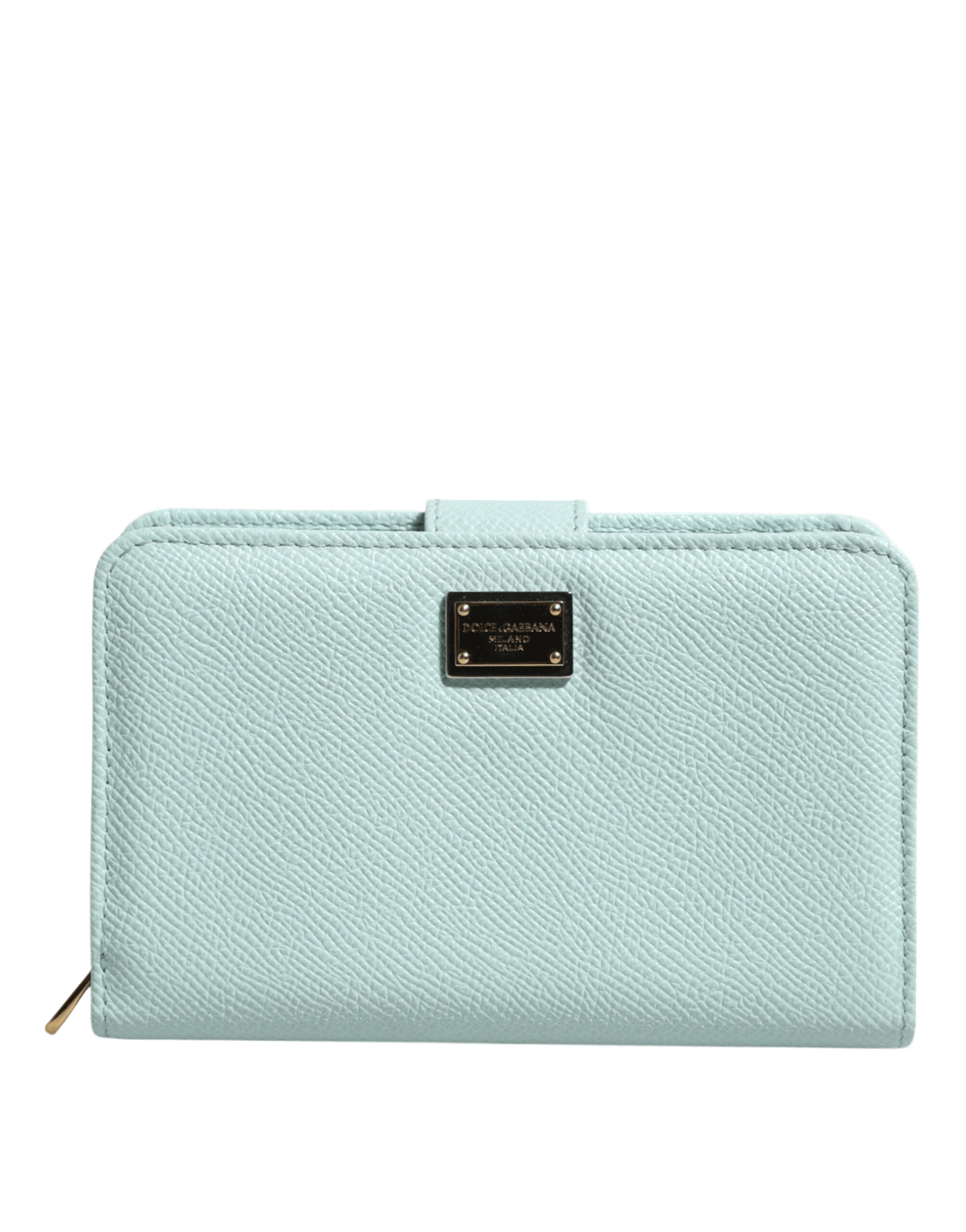 Dolce & Gabbana Green Leather Mint Bifold Continental Clutch Wallet Glam Steals