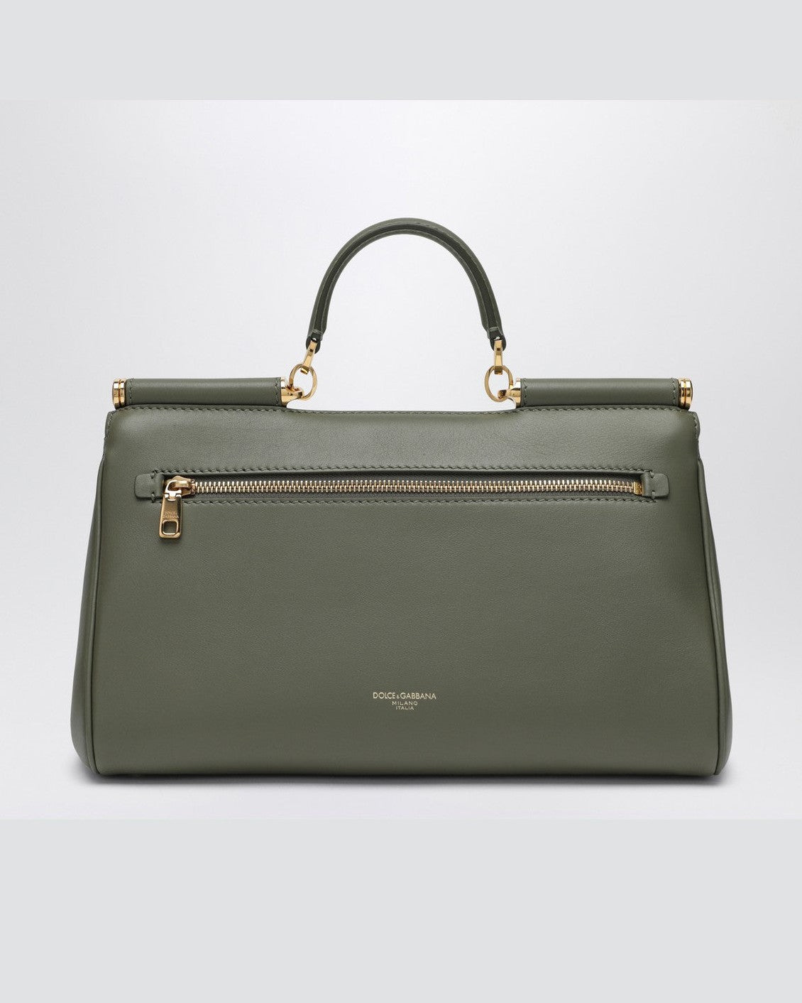 Dolce & Gabbana Green Leather My Sicily Handbag in Military Glam Steals