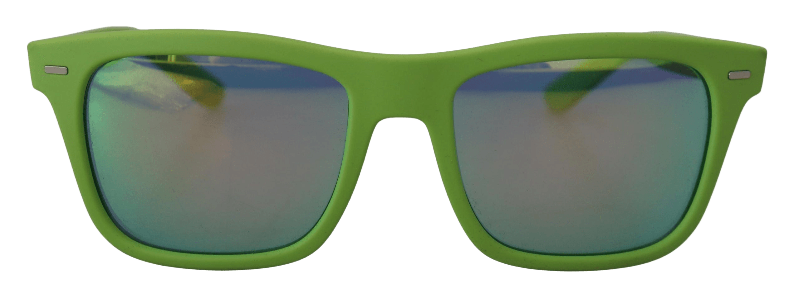 Dolce & Gabbana Green Rubber Full Rim Frame Shades Dg6095 Acid Sunglasses Glam Steals