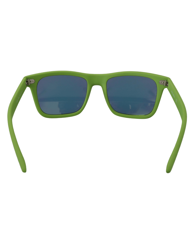 Dolce & Gabbana Green Rubber Full Rim Frame Shades Dg6095 Acid Sunglasses Glam Steals