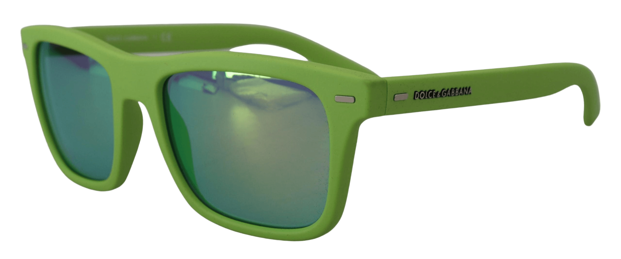 Dolce & Gabbana Green Rubber Full Rim Frame Shades Dg6095 Acid Sunglasses Glam Steals
