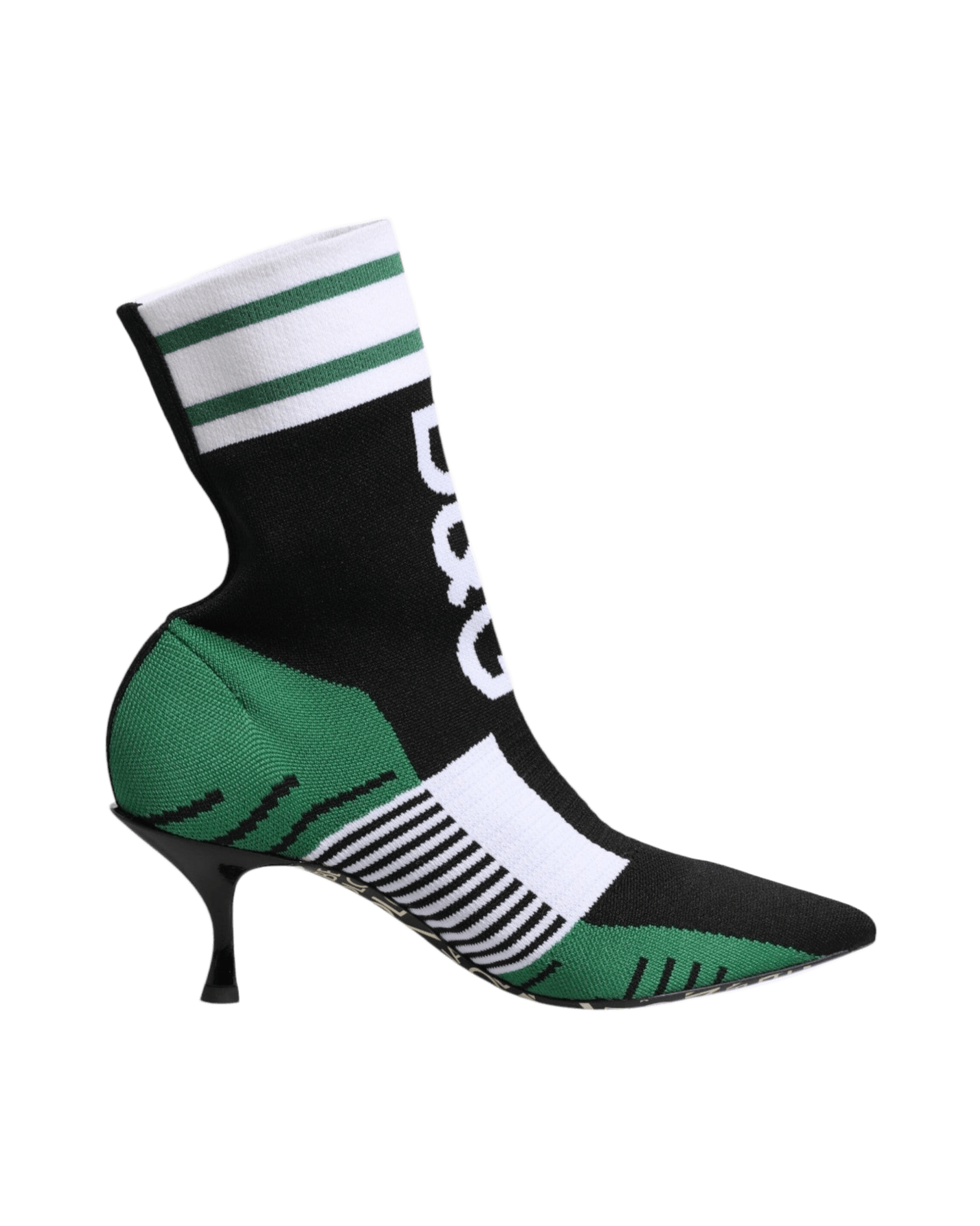 Dolce & Gabbana Green Stretch Sock Style Ankle Boots Shoes Glam Steals