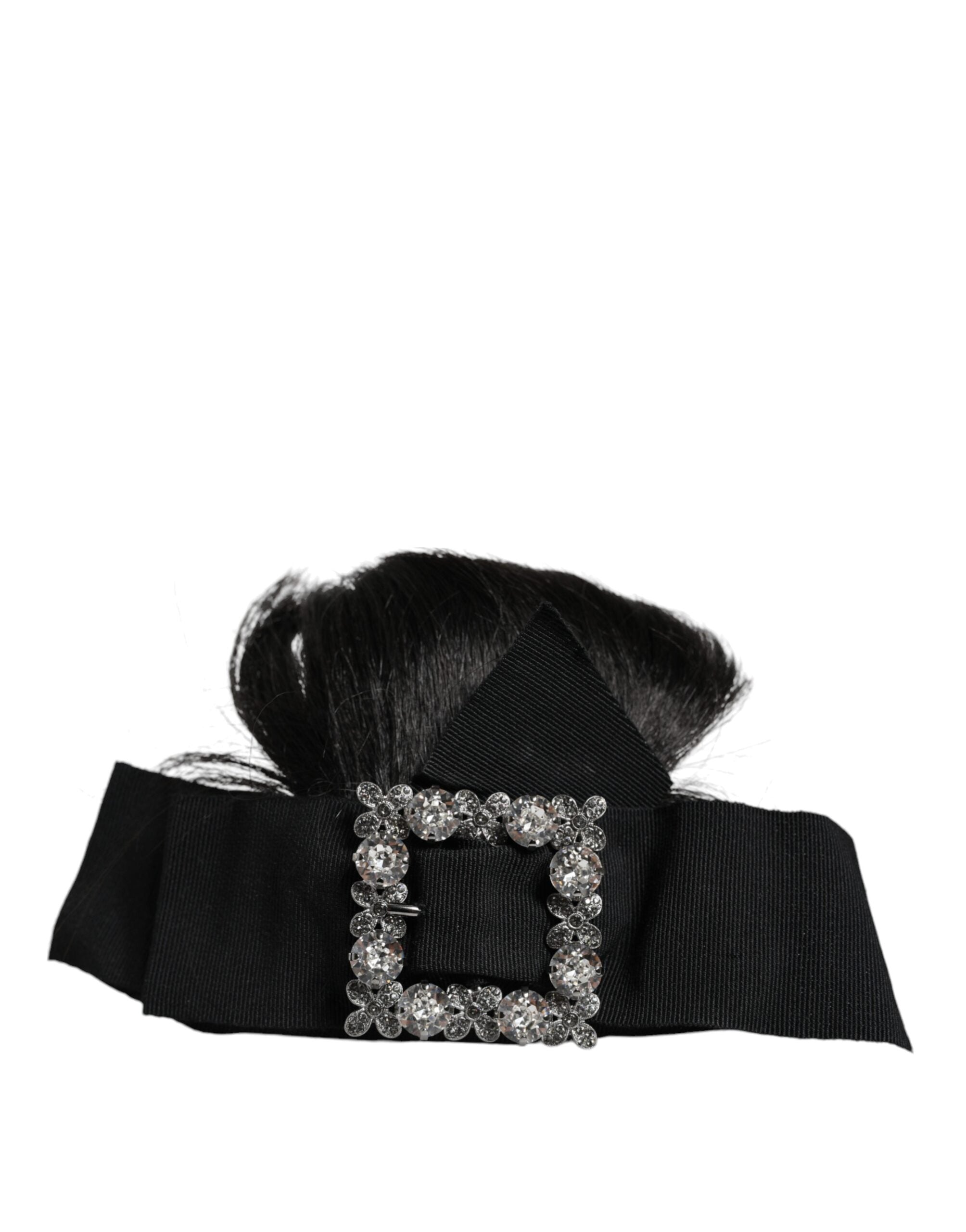Dolce & Gabbana Hair Parrucchiera Crystal Headband Black Diadem Glam Steals