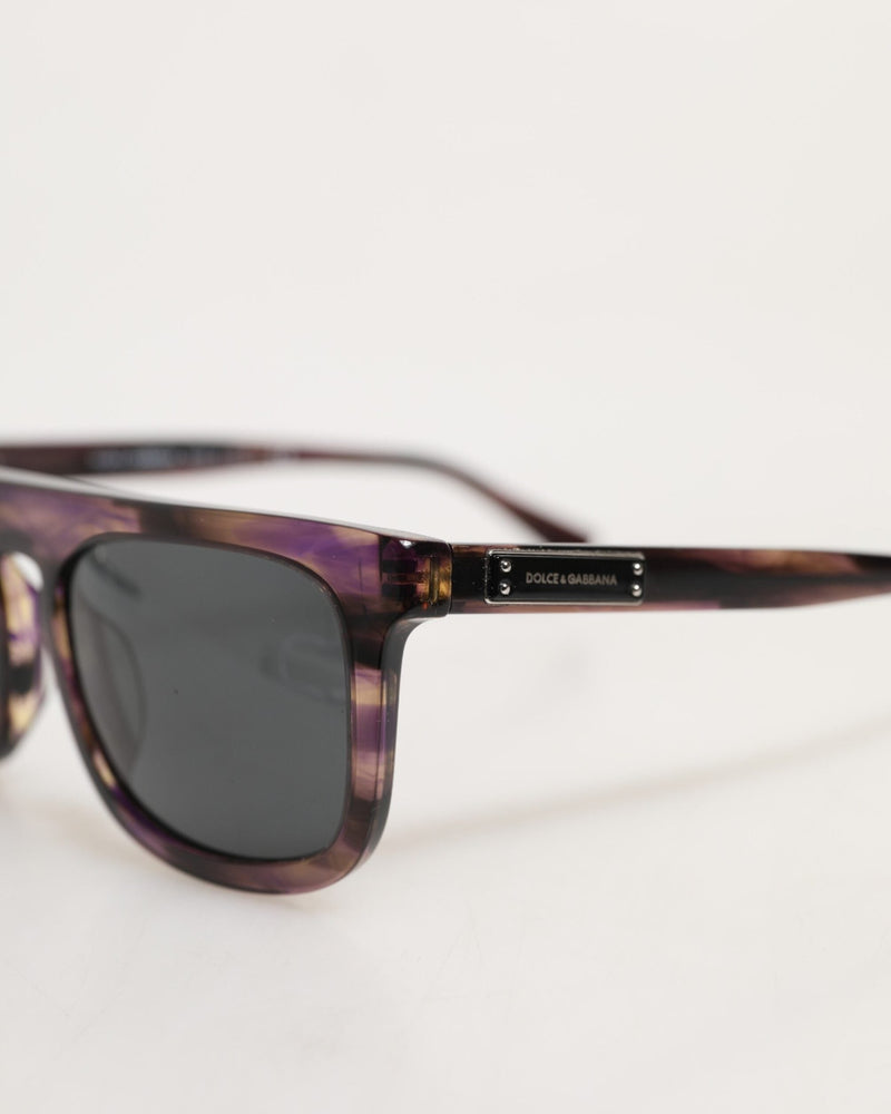 Dolce & Gabbana Havana Full Rim Acetate Round Lenses Sunglasses Glam Steals