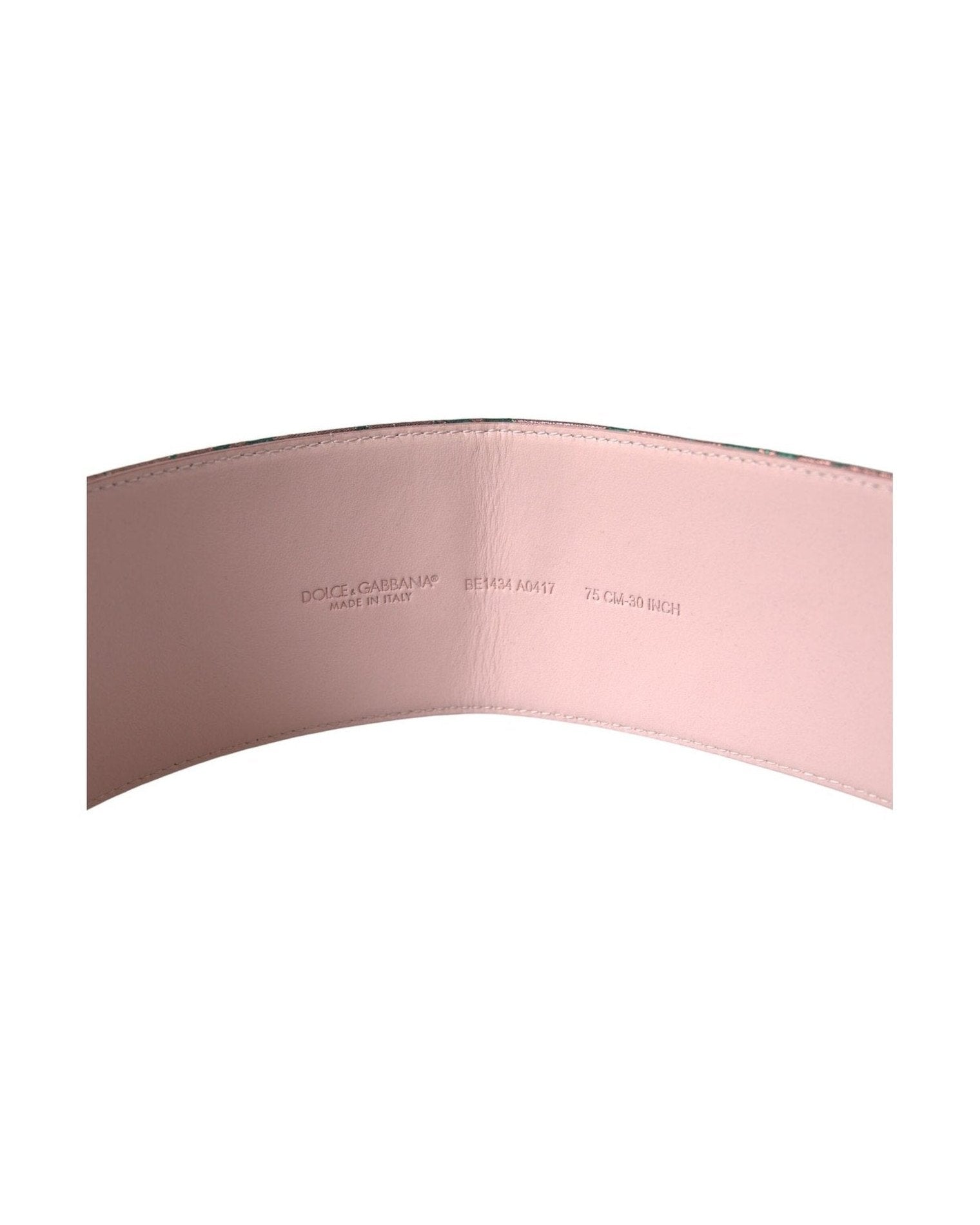 Dolce & Gabbana High-Waist Statement Multicolor Belt Glam Steals