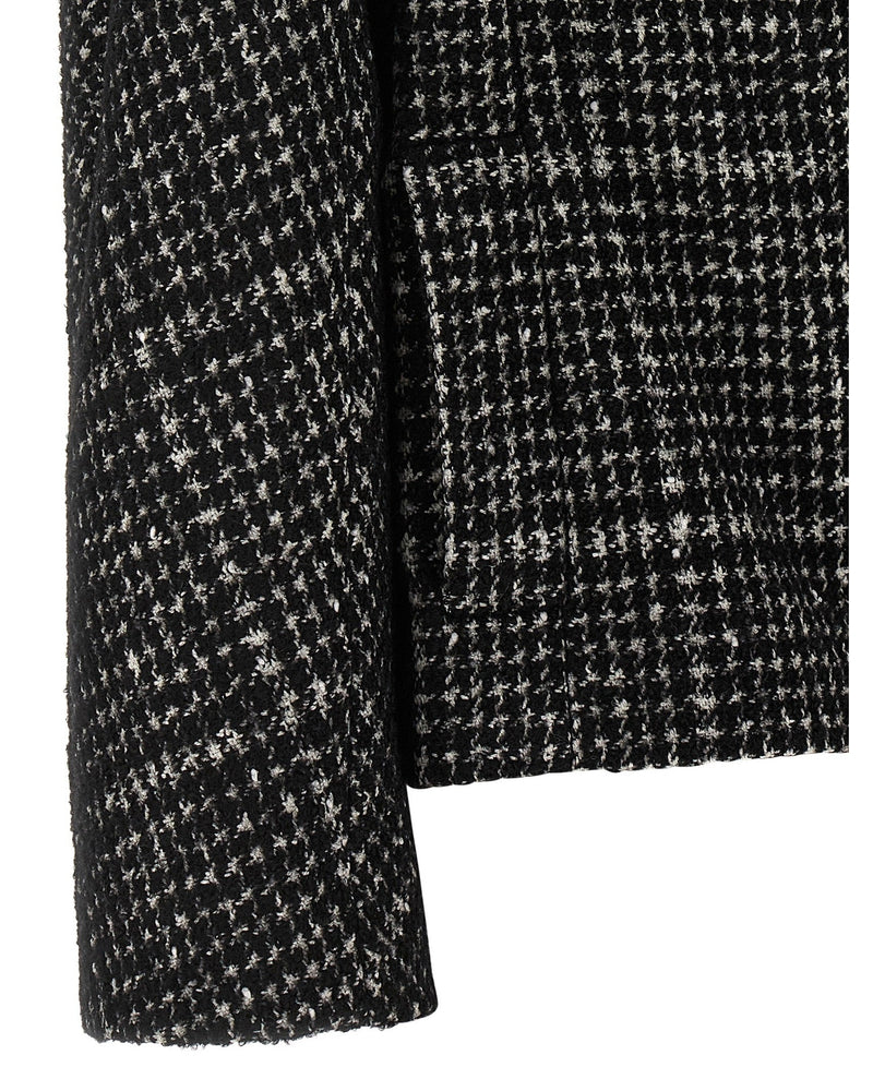 Dolce & Gabbana Houndstooth Coat Glam Steals