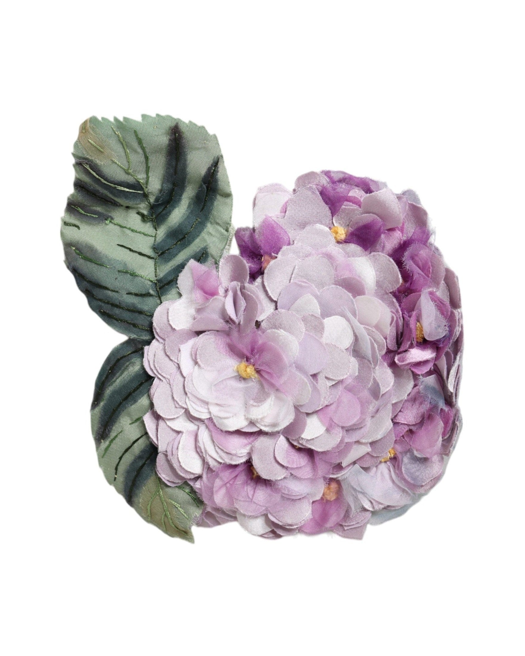 Dolce & Gabbana Hydrangea Brass Pin Multicolor Gold Brooch Glam Steals