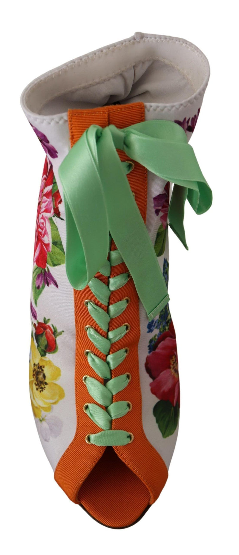 Dolce & Gabbana Jersey Stretch Boots Open Toes Heels Glam Steals