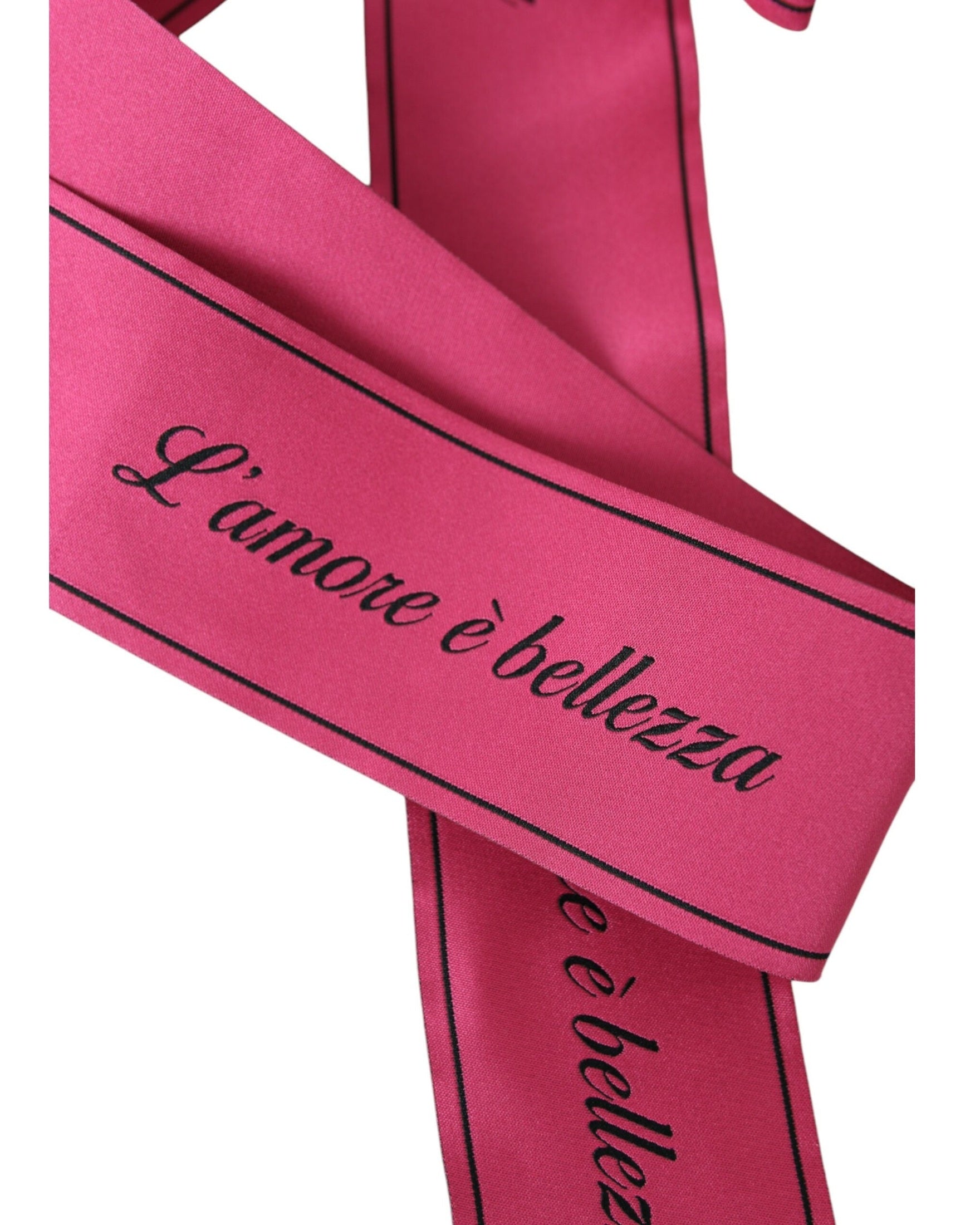 Dolce & Gabbana L'Amore E'Bellezza Waist Pink Belt Glam Steals