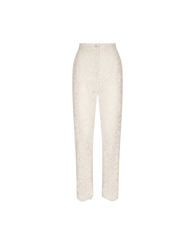 Dolce & Gabbana Lace Floral Trouser Glam Steals