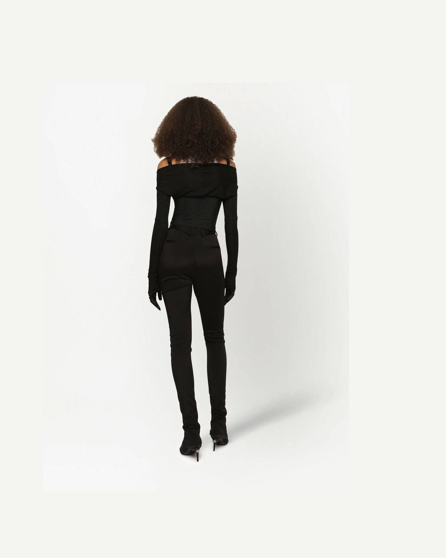 Dolce & Gabbana Layered Shirt Corset Top Glam Steals