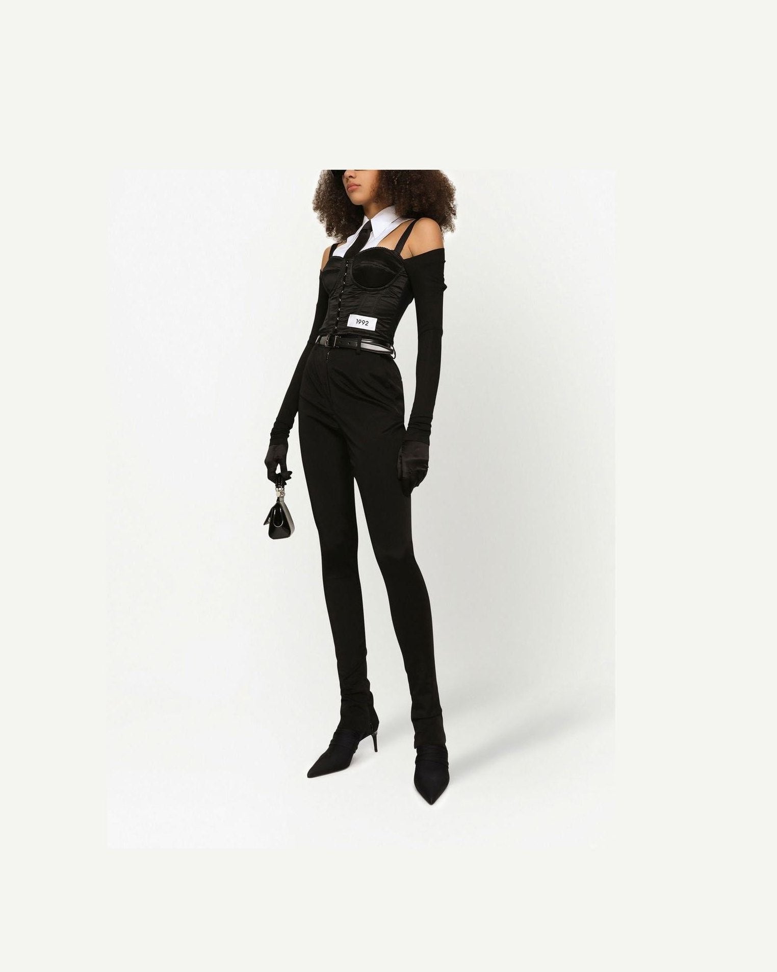Dolce & Gabbana Layered Shirt Corset Top Glam Steals