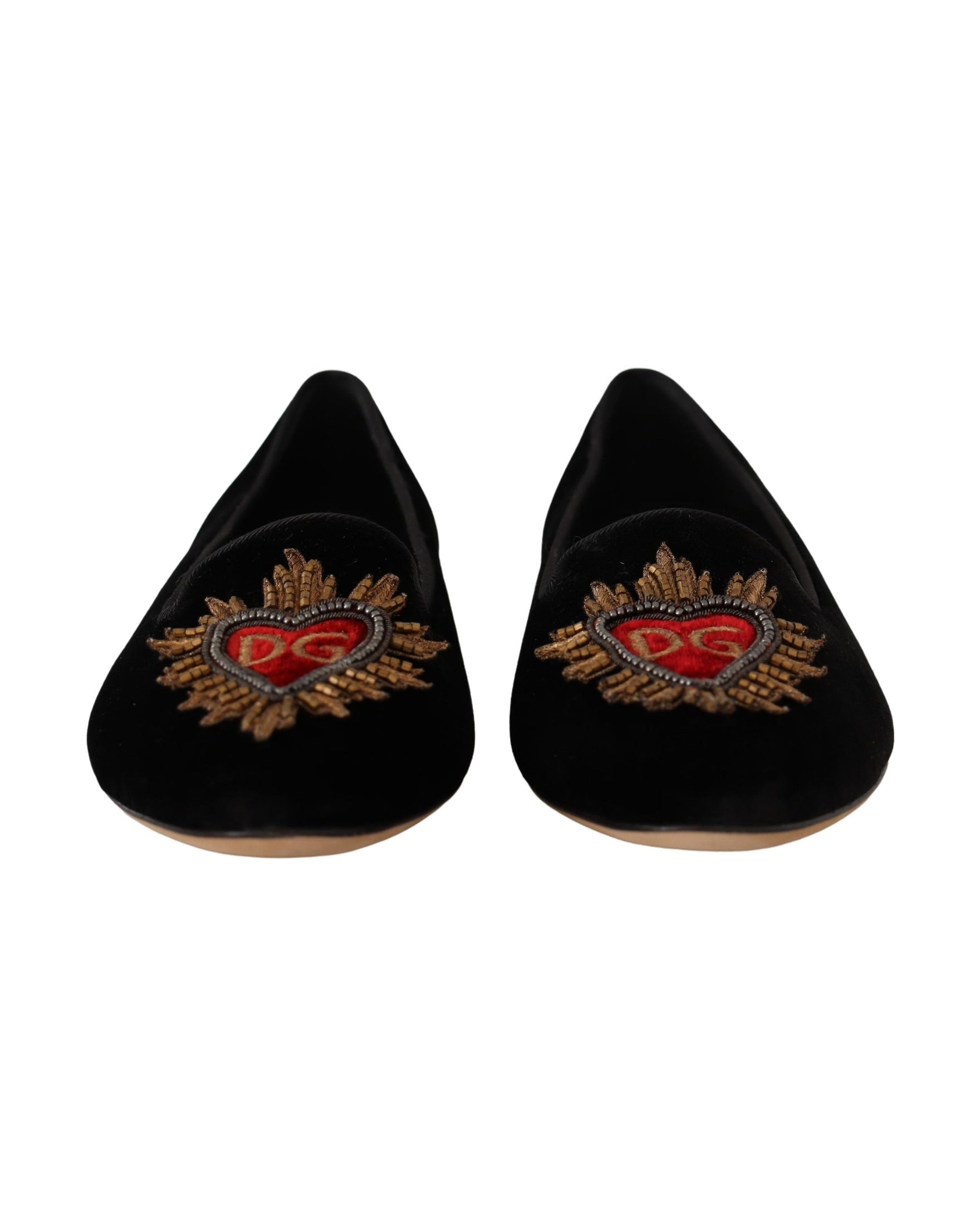 Dolce & Gabbana Leather Elegant Patent Flat Shoes Glam Steals
