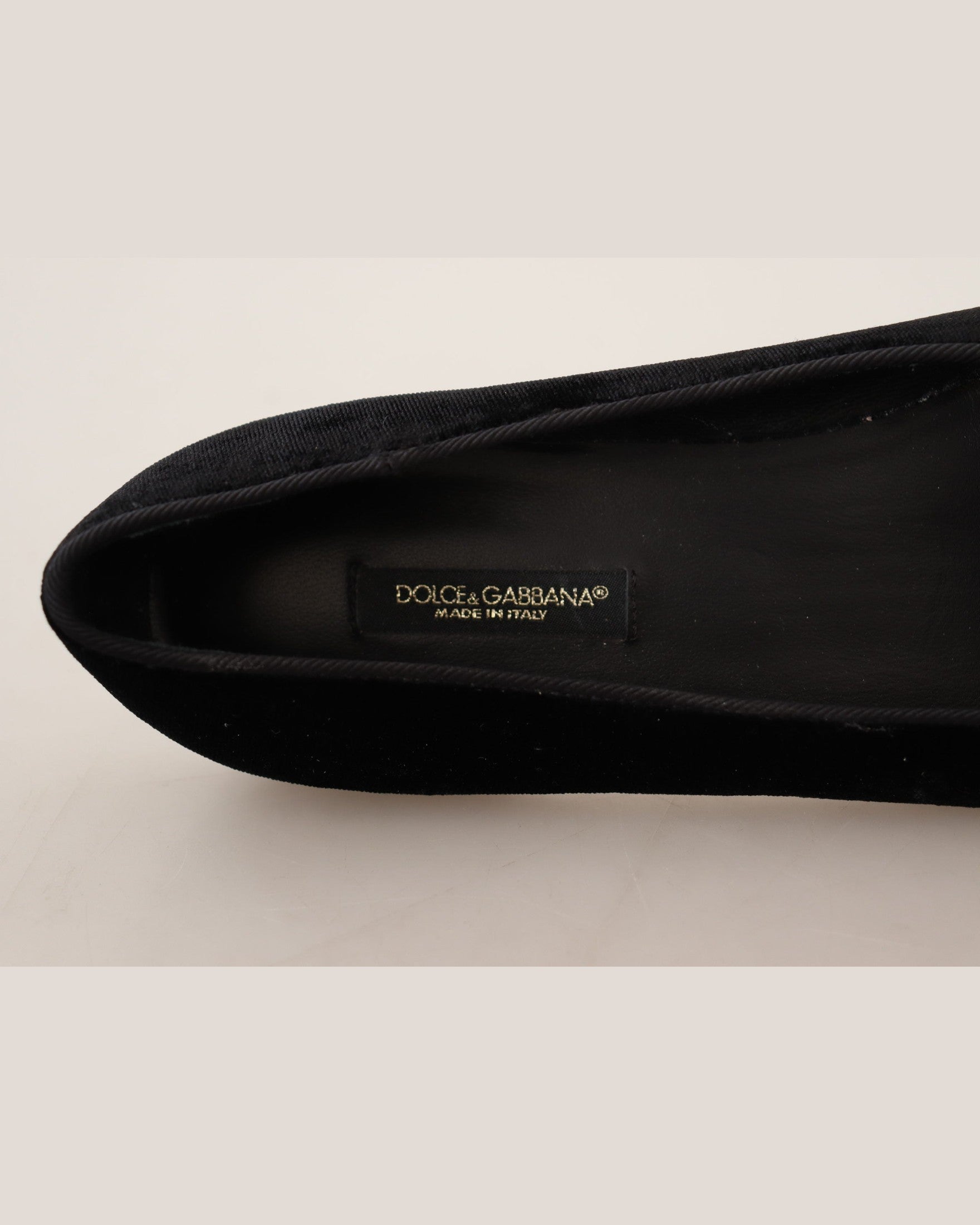 Dolce & Gabbana Leather Elegant Patent Flat Shoes Glam Steals