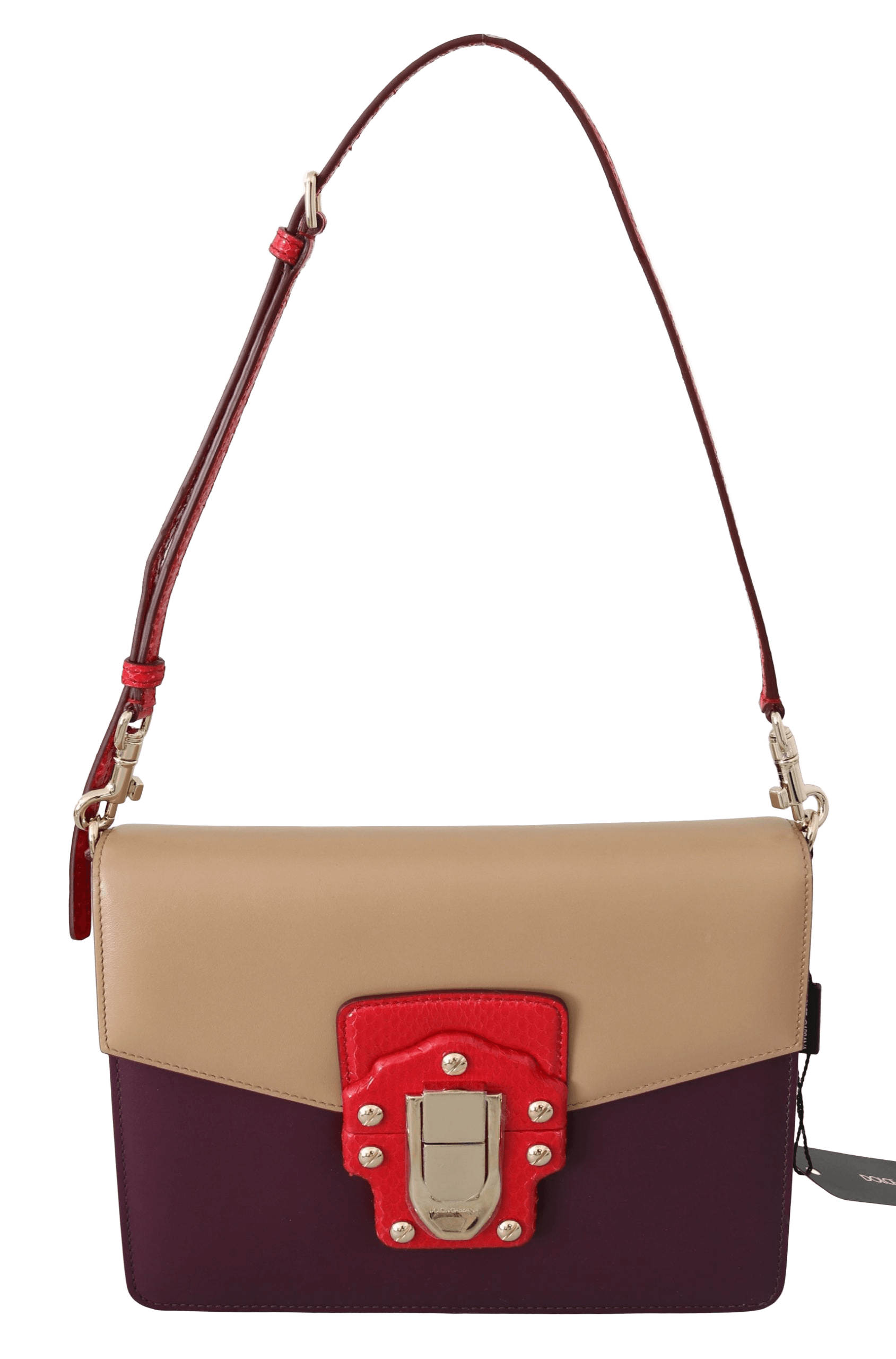 Dolce & Gabbana Leather Exquisite Lucia Shoulder Bag Glam Steals