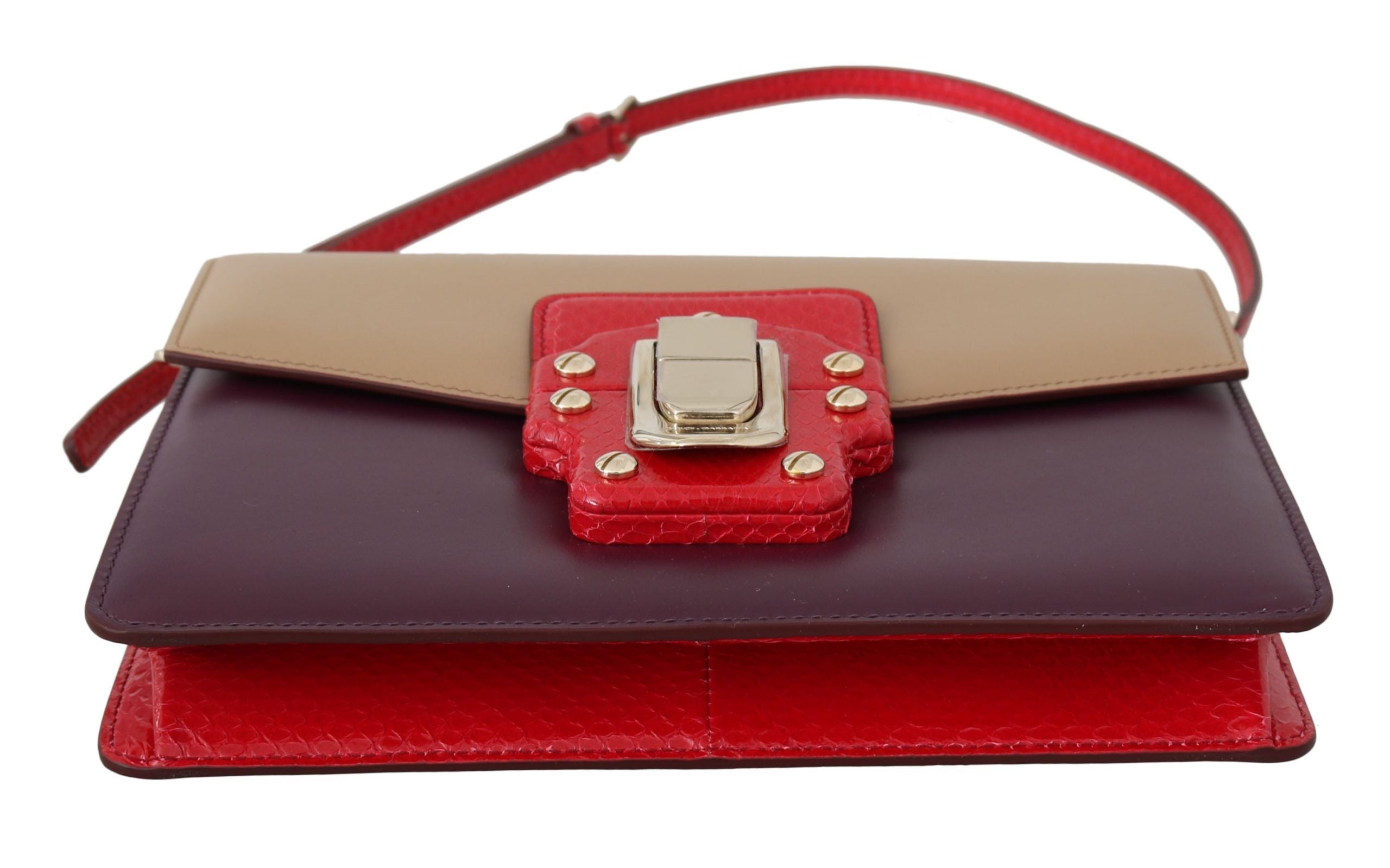 Dolce & Gabbana Leather Exquisite Lucia Shoulder Bag Glam Steals