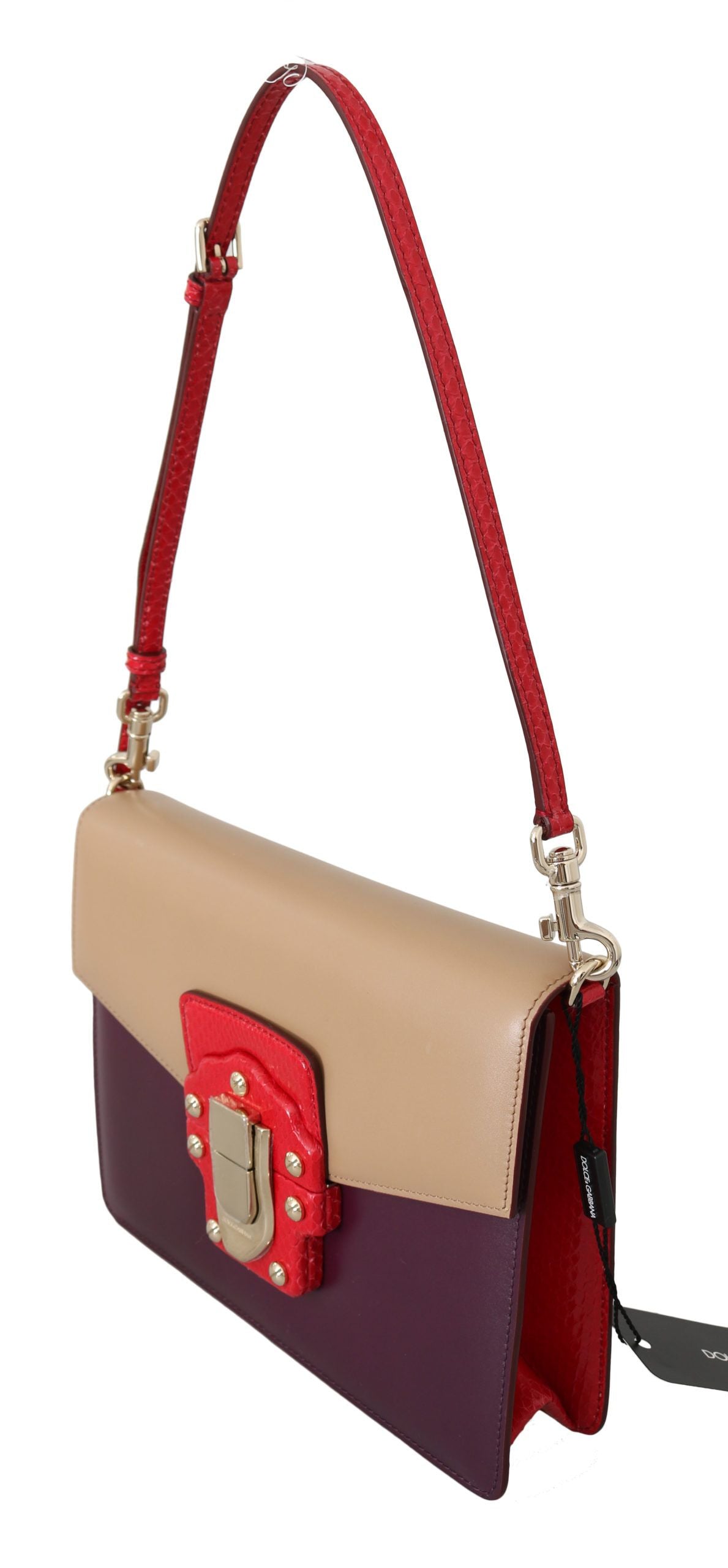 Dolce & Gabbana Leather Exquisite Lucia Shoulder Bag Glam Steals