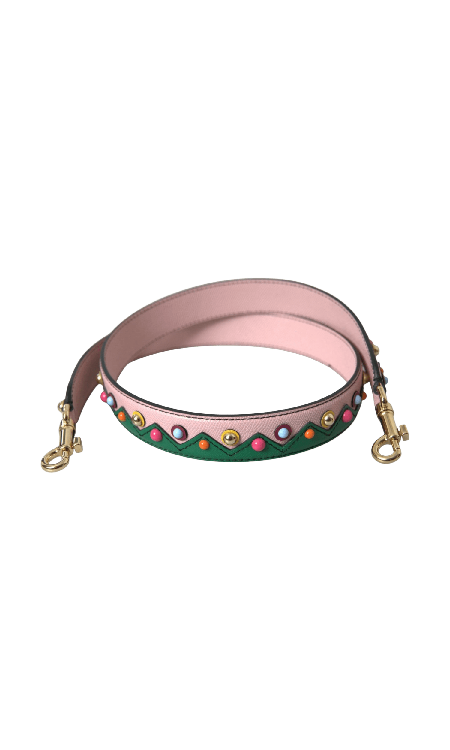 Dolce & Gabbana Leather Handbag Accessory Shoulder Pink Strap Glam Steals