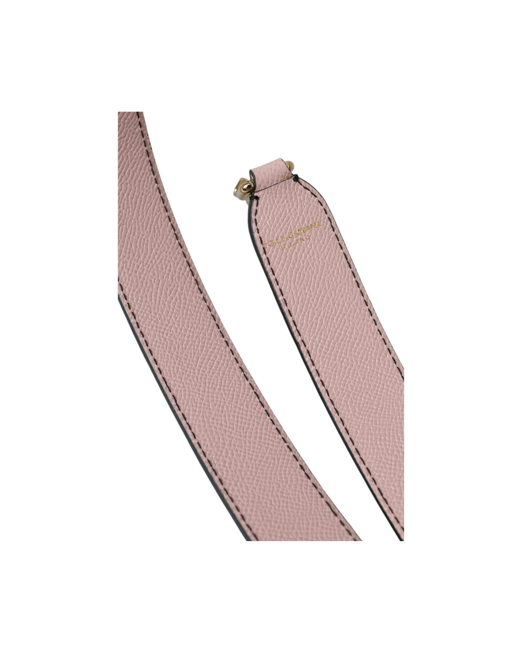 Dolce & Gabbana Leather Handbag Accessory Shoulder Pink Strap Glam Steals