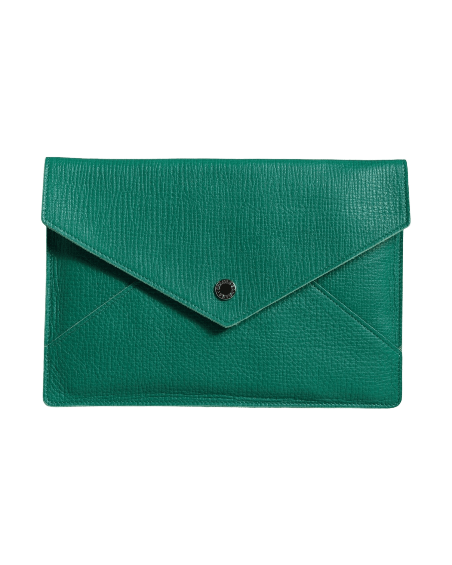 Dolce & Gabbana Green Leather Handbag Clutch Mini Purse Pouch Tablet Case
