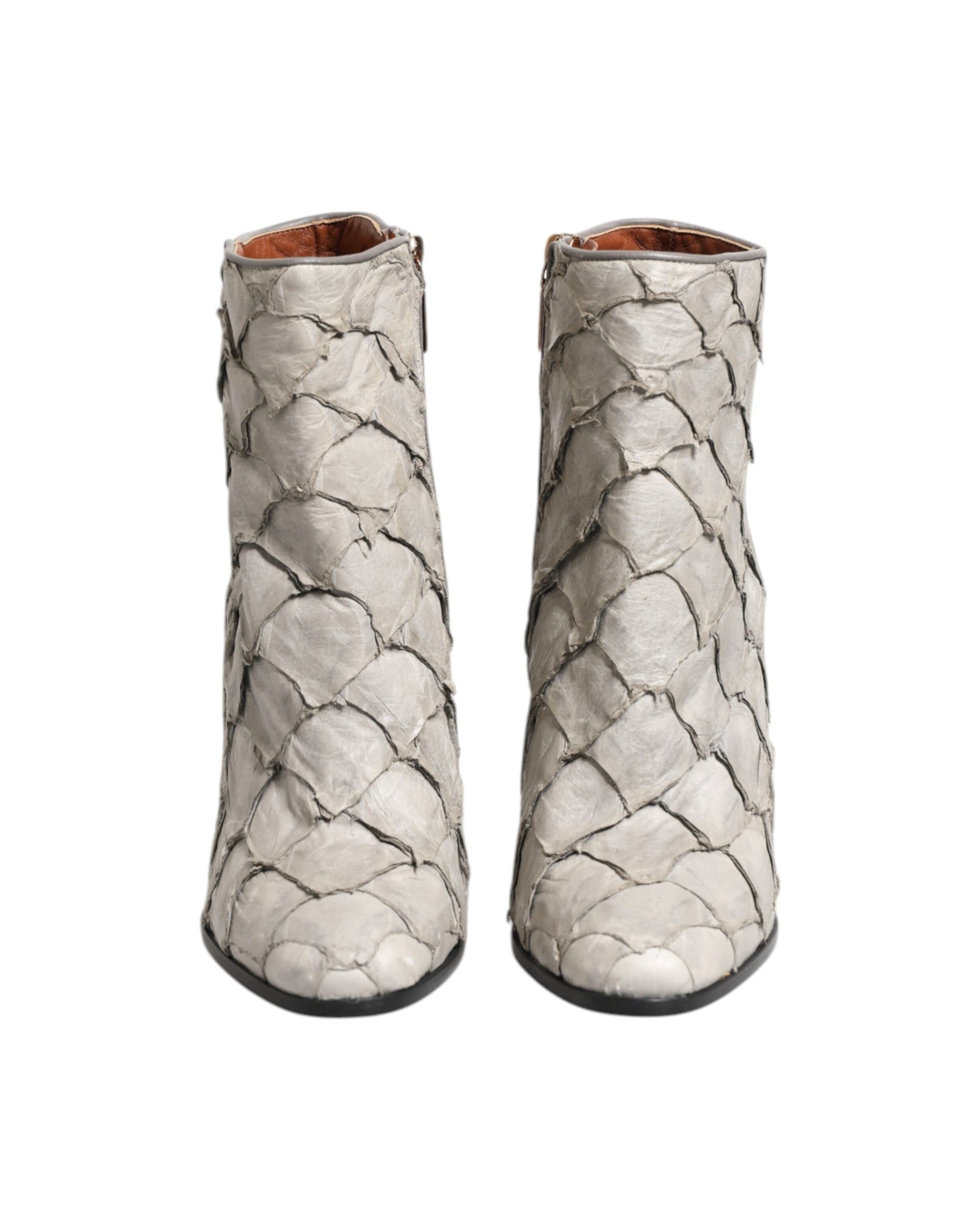 Dolce & Gabbana Leather Heels Ankle Boots Shoes Glam Steals