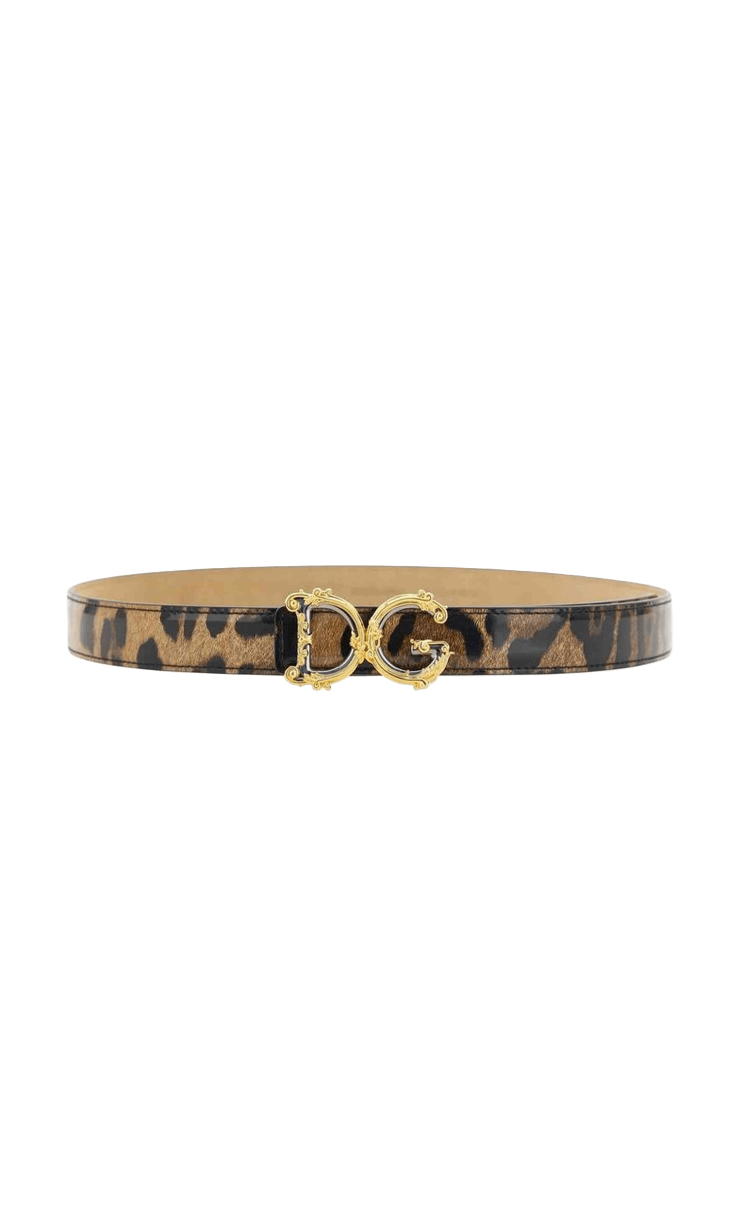Dolce & Gabbana Leather Logo Belt Glam Steals