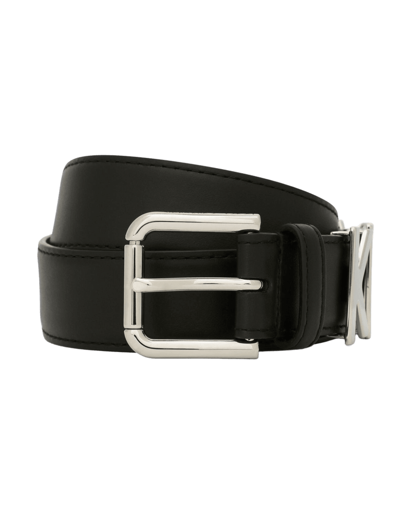 Dolce & Gabbana Leather Logo Lettering Belt Glam Steals