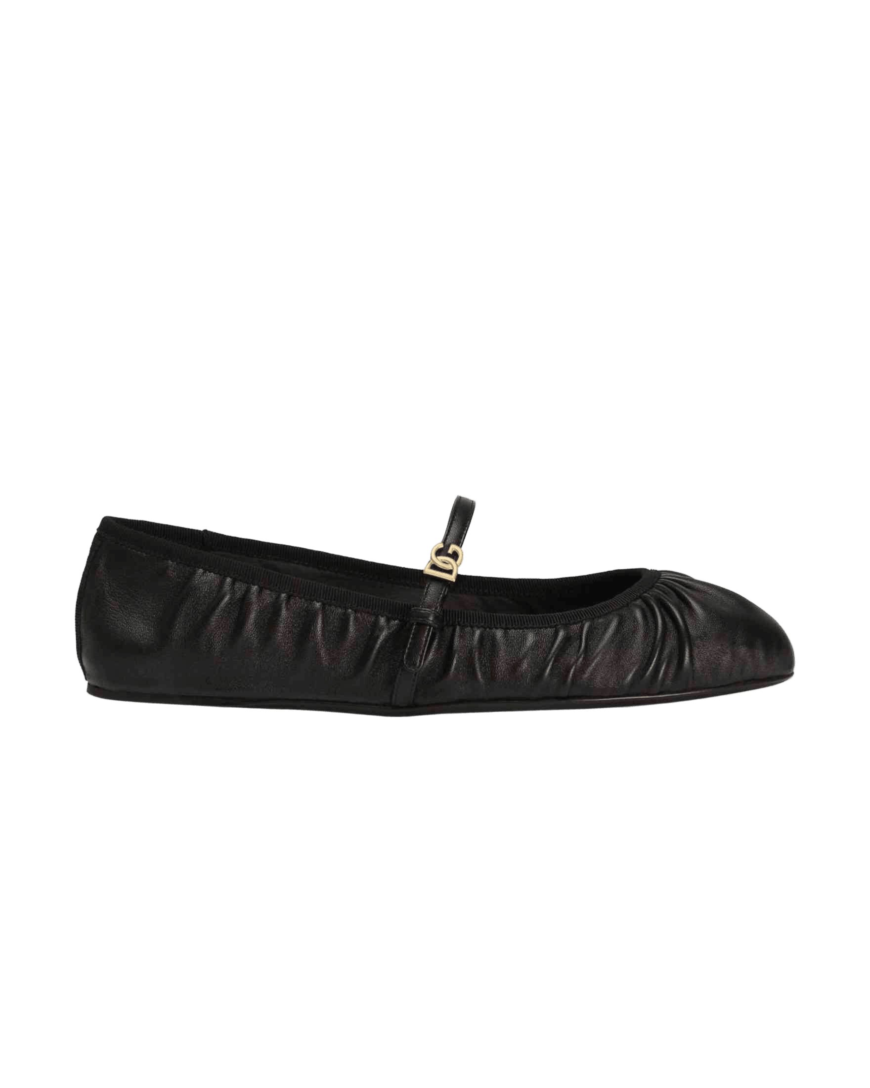 Dolce & Gabbana Leather Nappa Ballet Flats Glam Steals