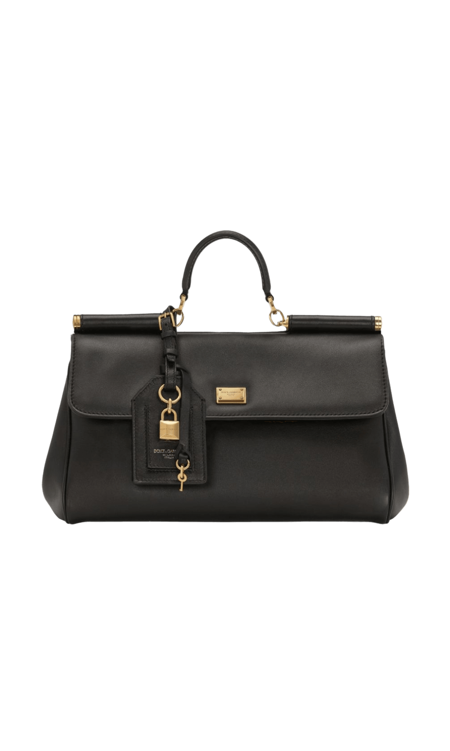 Dolce & Gabbana Leather Sicily Soft Handbag Glam Steals
