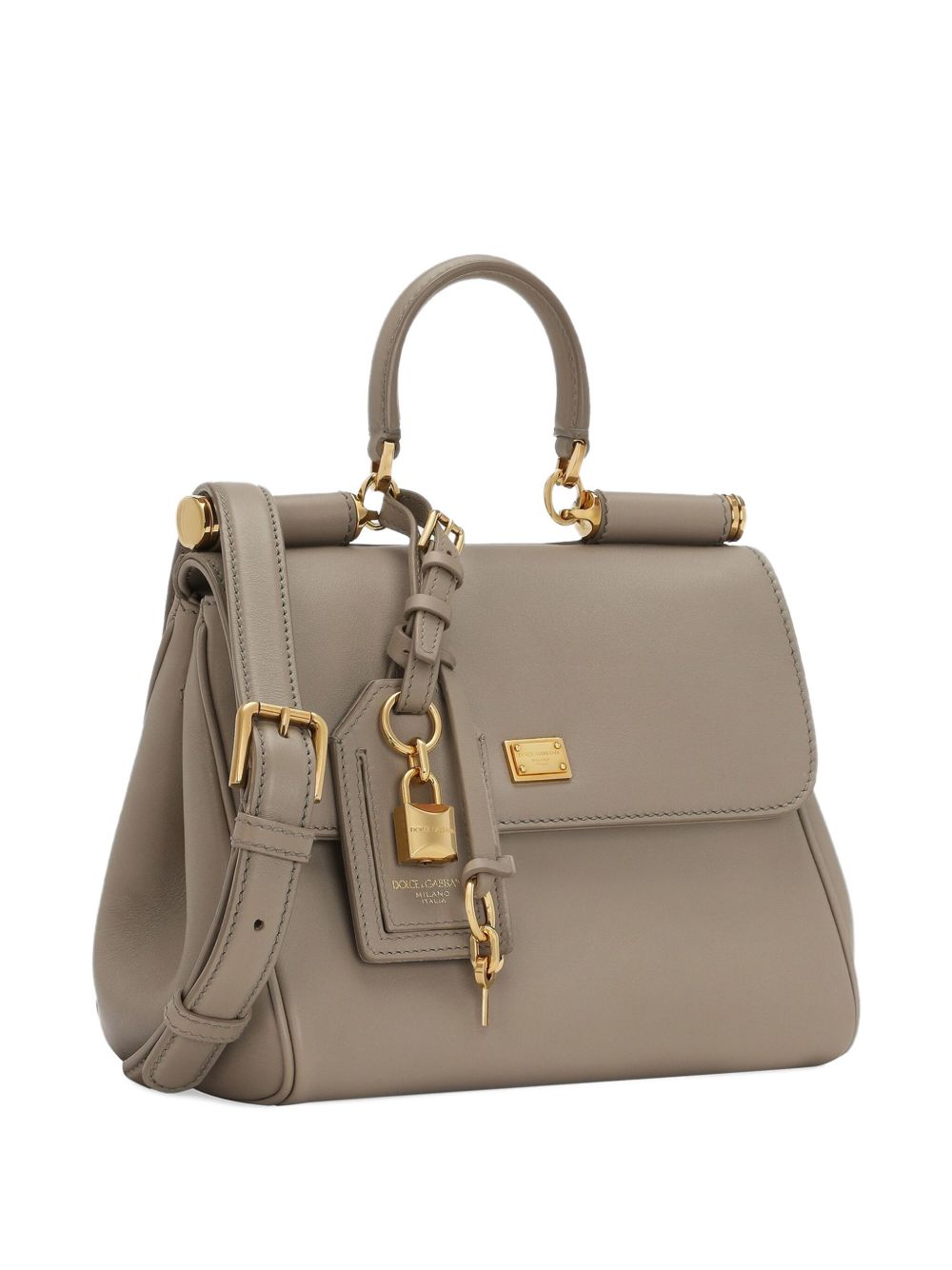 Dolce & Gabbana Leather Sicily Soft Handbag Glam Steals