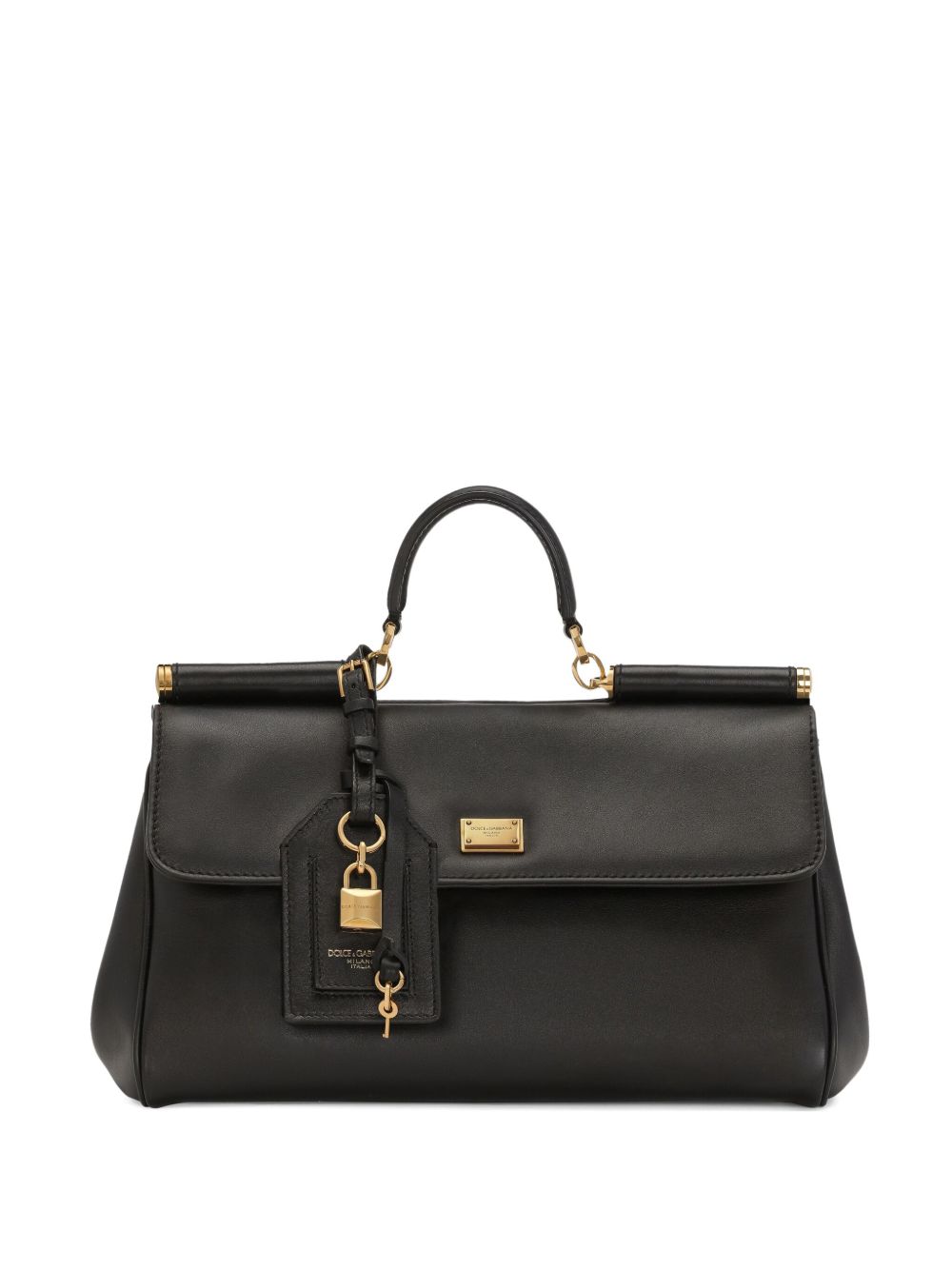 Dolce & Gabbana Leather Sicily Soft Handbag Glam Steals