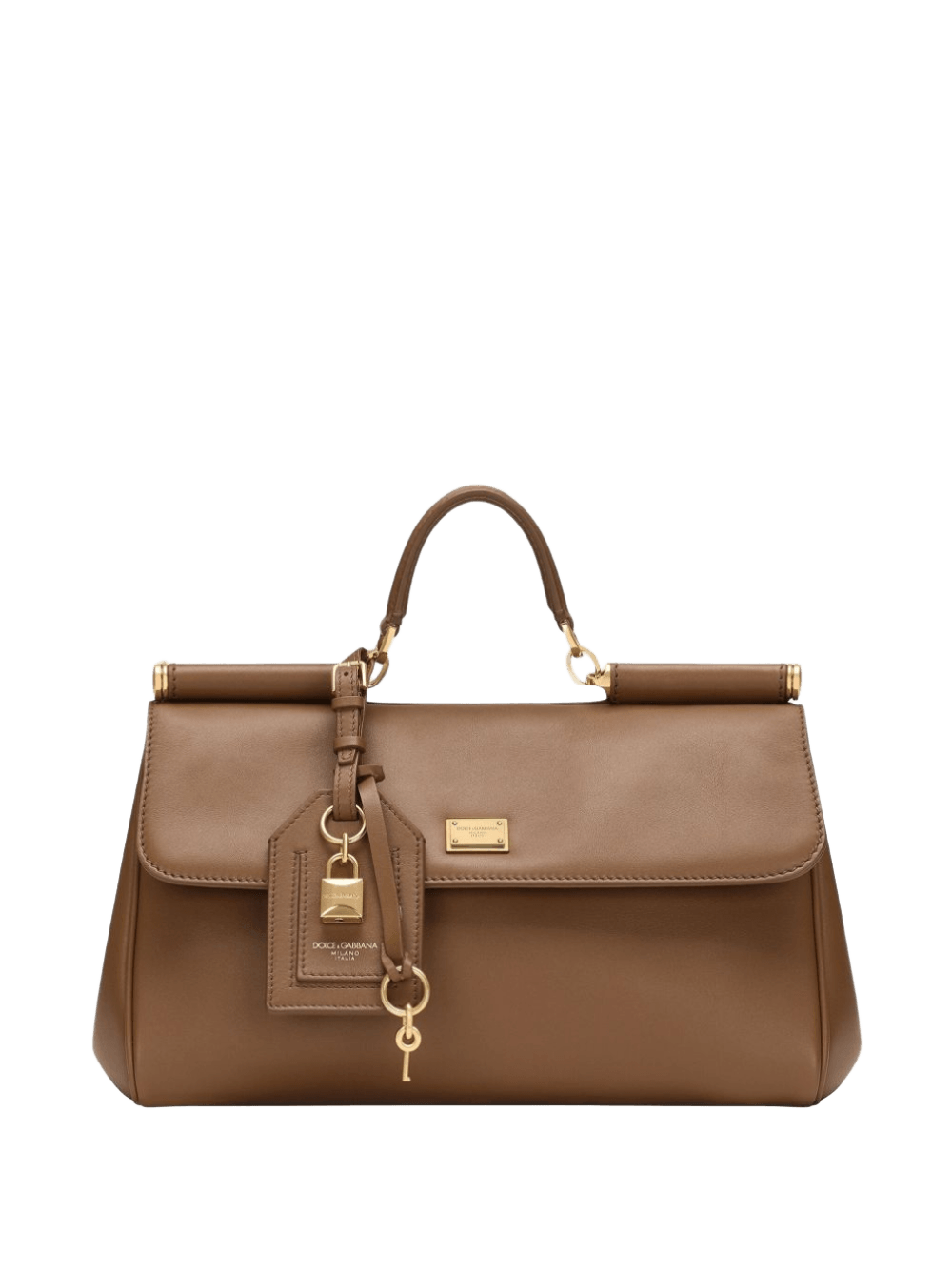 Dolce & Gabbana Leather Sicily Soft Handbag Glam Steals
