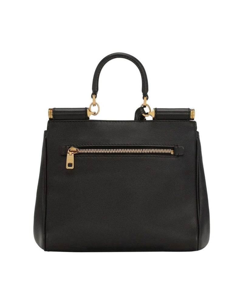 Dolce & Gabbana Leather Sicily Soft Handbag Glam Steals