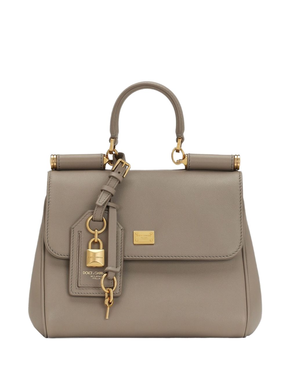 Dolce & Gabbana Leather Sicily Soft Handbag Glam Steals